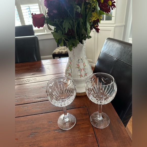 Waterford LOVE wine goblets (2) - Picture 4 of 4